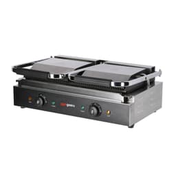 Kontaktgrill - 3,6 kW - oben & unten Gerillt - Grillfläche: 485x235mm