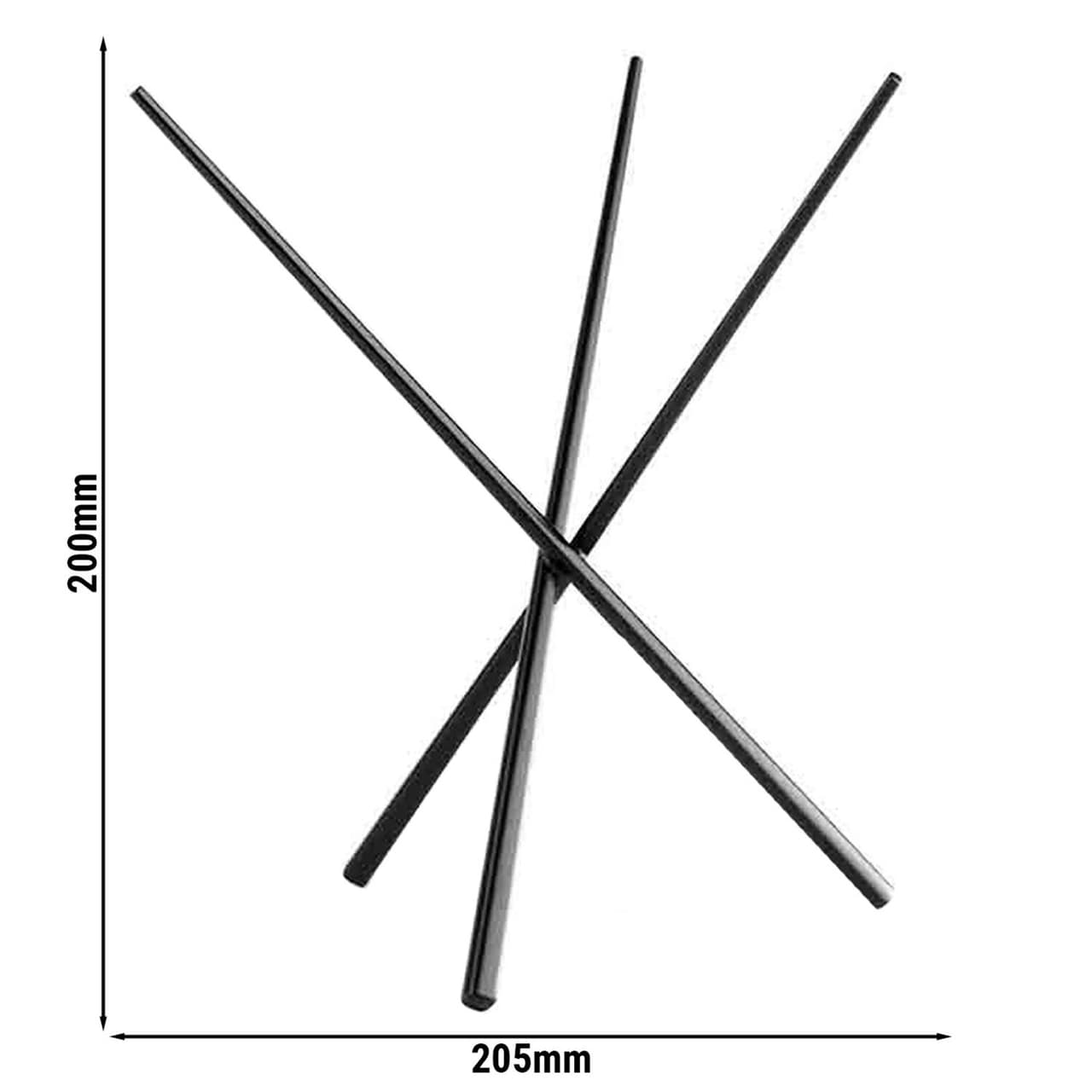 Buffetständer - ASIA PLUS - Edelstahl - Höhe: 200mm