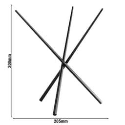 Buffetständer - ASIA PLUS - Edelstahl - Höhe: 200mm