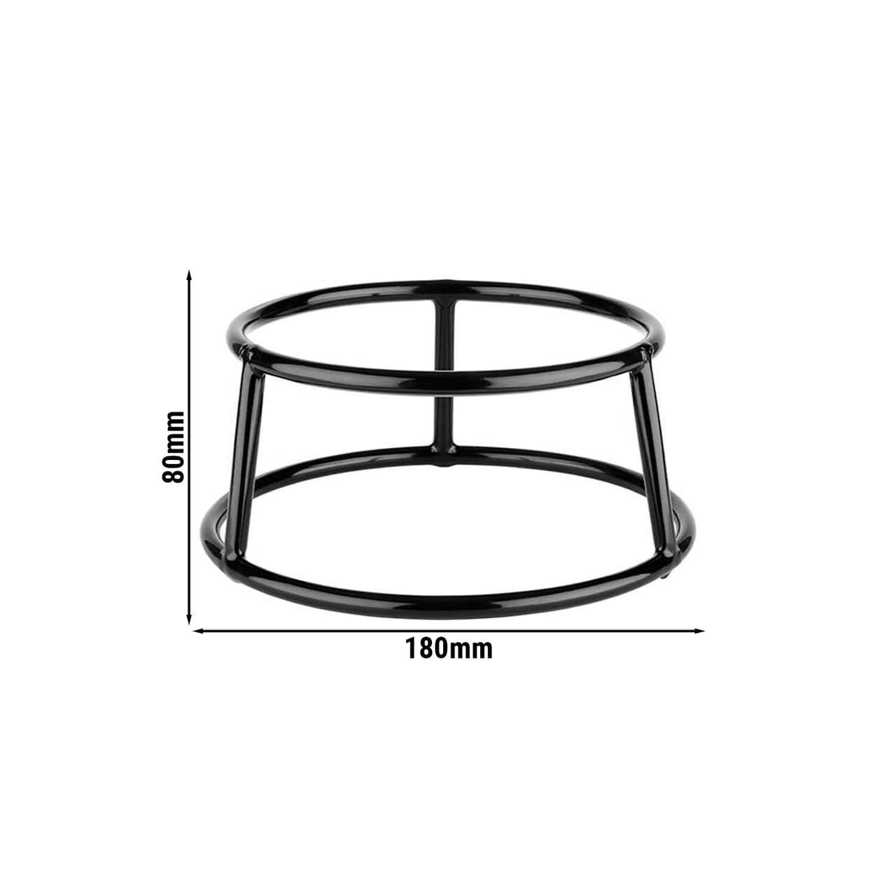 Buffetständer - MULTI ROUND - Metall - Rund - Höhe: 80mm