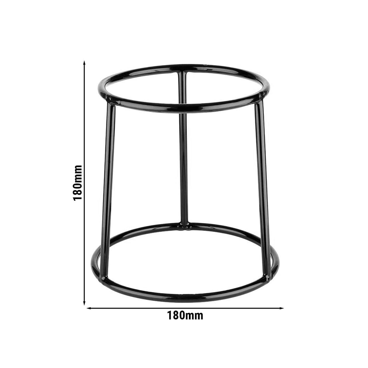 Buffetständer - MULTI ROUND - Metall - Rund - Höhe: 180mm