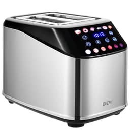 BEEM | Toaster - 1,4 kW - 2 separat steuerbare Toastfächer - inkl. Brötchenaufsatz