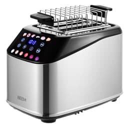 BEEM | Toaster - 1,4 kW - 2 separat steuerbare Toastfächer - inkl. Brötchenaufsatz