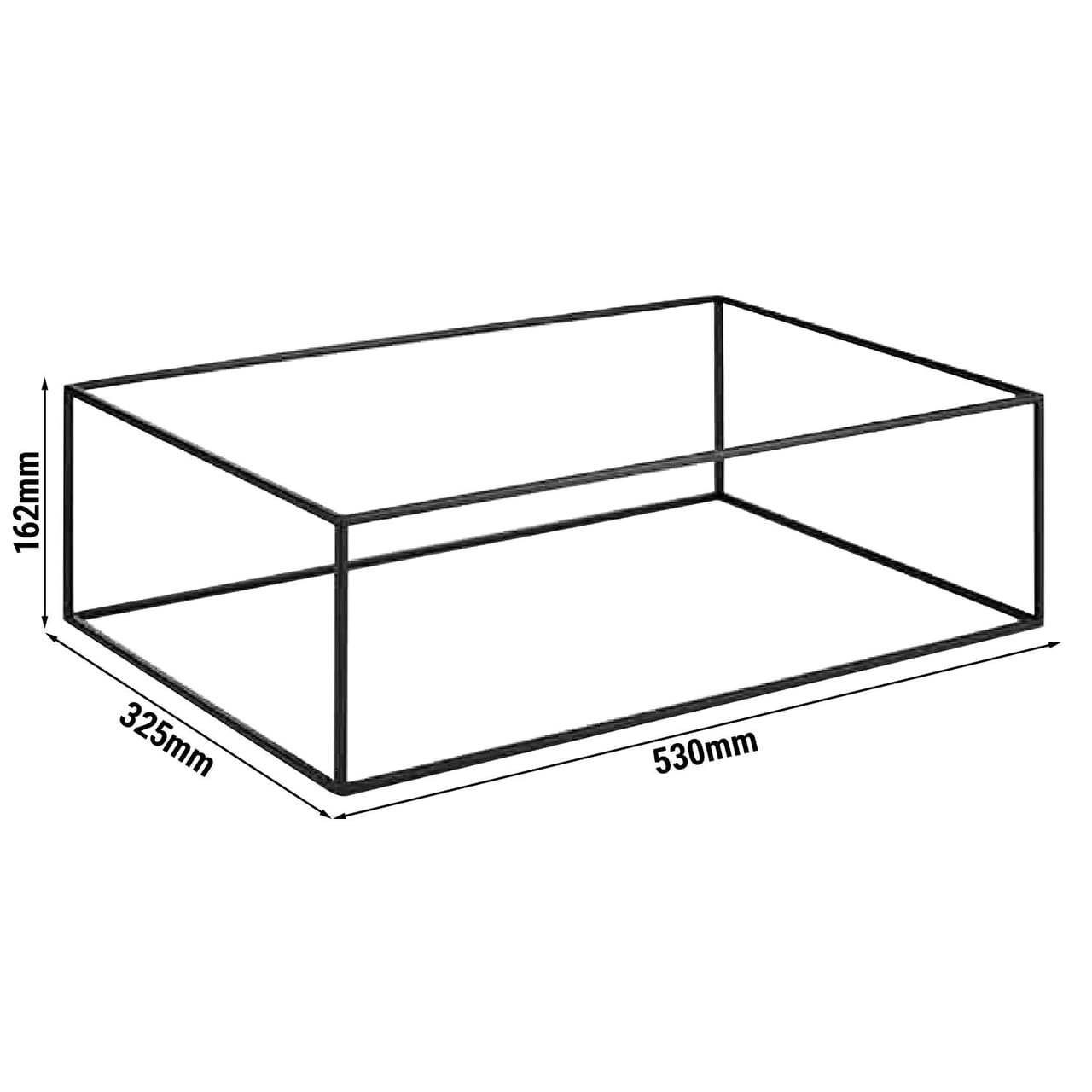 Buffetständer - ASIA PLUS - Metallgestell - Höhe: 162mm - passend für GN 1/1 & GN 2/4