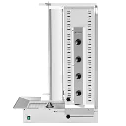 Gas Lavastein Gyros-/ Dönergrill - 4 Brenner - inkl. 2 Schutzbleche