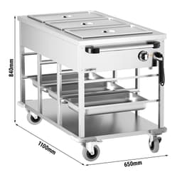 Bain-Marie Thermowagen - 3 x GN 1/1 