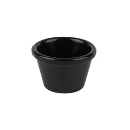 (24 Stück) Dipschälchen - CASUAL - Melamin - 50 ml - Ø 60mm - Schwarz