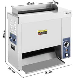 Durchlauftoaster - 2,7 kW - Manuell