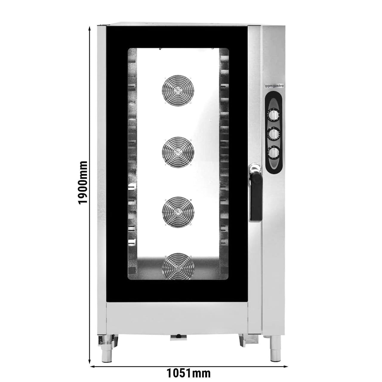 Bäckerei-Kombidämpfer - Manuell - 16x EN 60x40