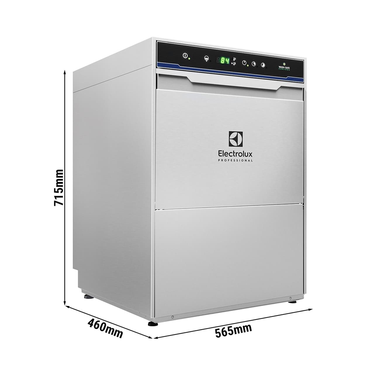 ELECTROLUX | Doppelwandige Gläserspülmaschine - Digital - 3,3 kW - mit Reiniger-, Klarspüler- & Laugenpumpe