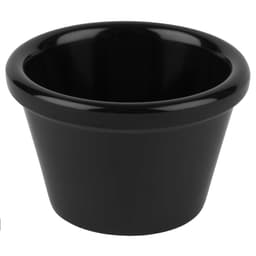 (24 Stück) Dipschälchen - CASUAL - Melamin - 50 ml - Ø 60mm - Schwarz