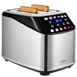 BEEM | Toaster - 1,4 kW - 2 separat steuerbare Toastfächer - inkl. Brötchenaufsatz