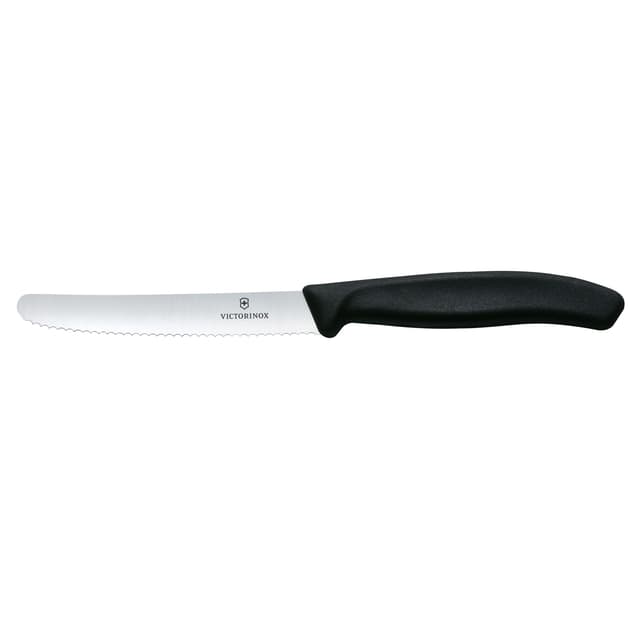 VICTORINOX | SWISS CLASSIC-  Tomaten & Tafelmesser mit Wellenschliff - Klinge: 110mm - 6tlg