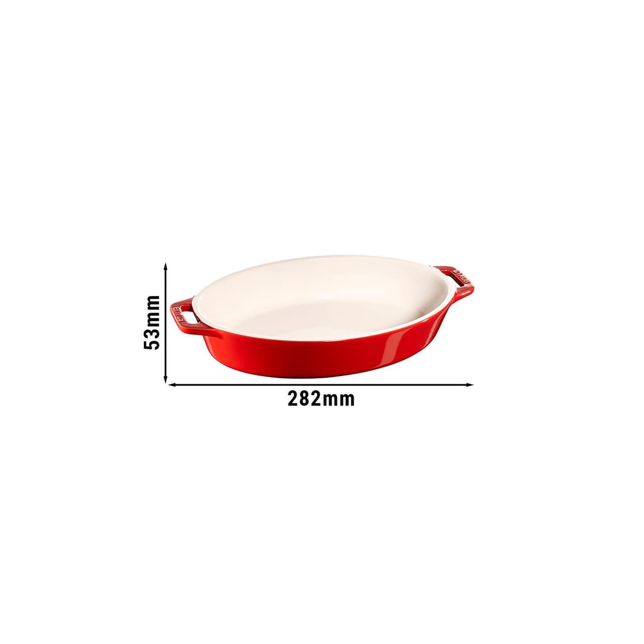 STAUB | CERAMIQUE - Auflaufform - 230mm - Keramik - Kirsch-Rot