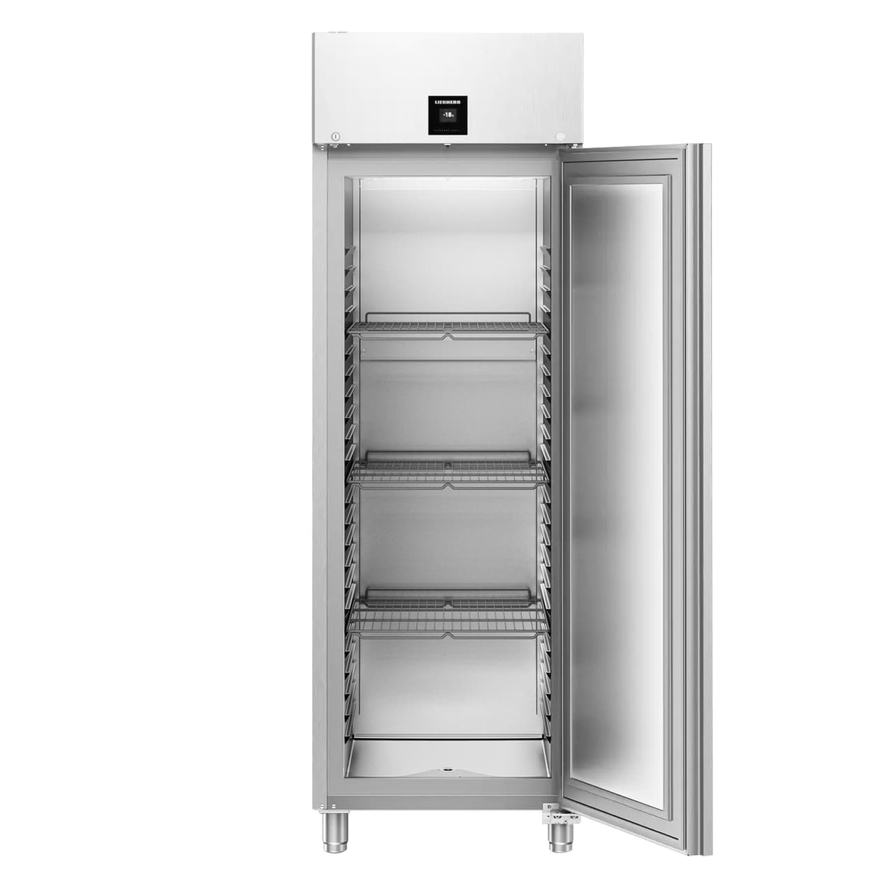 LIEBHERR | Tiefkühlschrank Edelstahl PERFORMANCE - 486 Liter - GN 2/1 - Innen Edelstahl - mit 1 Tür