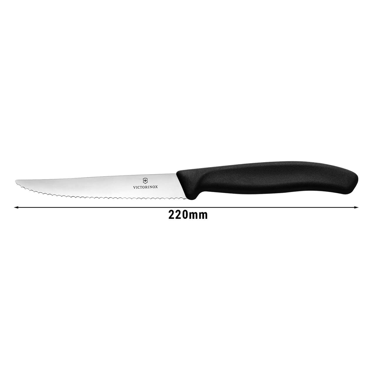 VICTORINOX | SWISS CLASSIC - Steakmesser - mit Wellenschliff - Klinge: 110mm