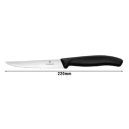 VICTORINOX | SWISS CLASSIC - Steakmesser - mit Wellenschliff - Klinge: 110mm