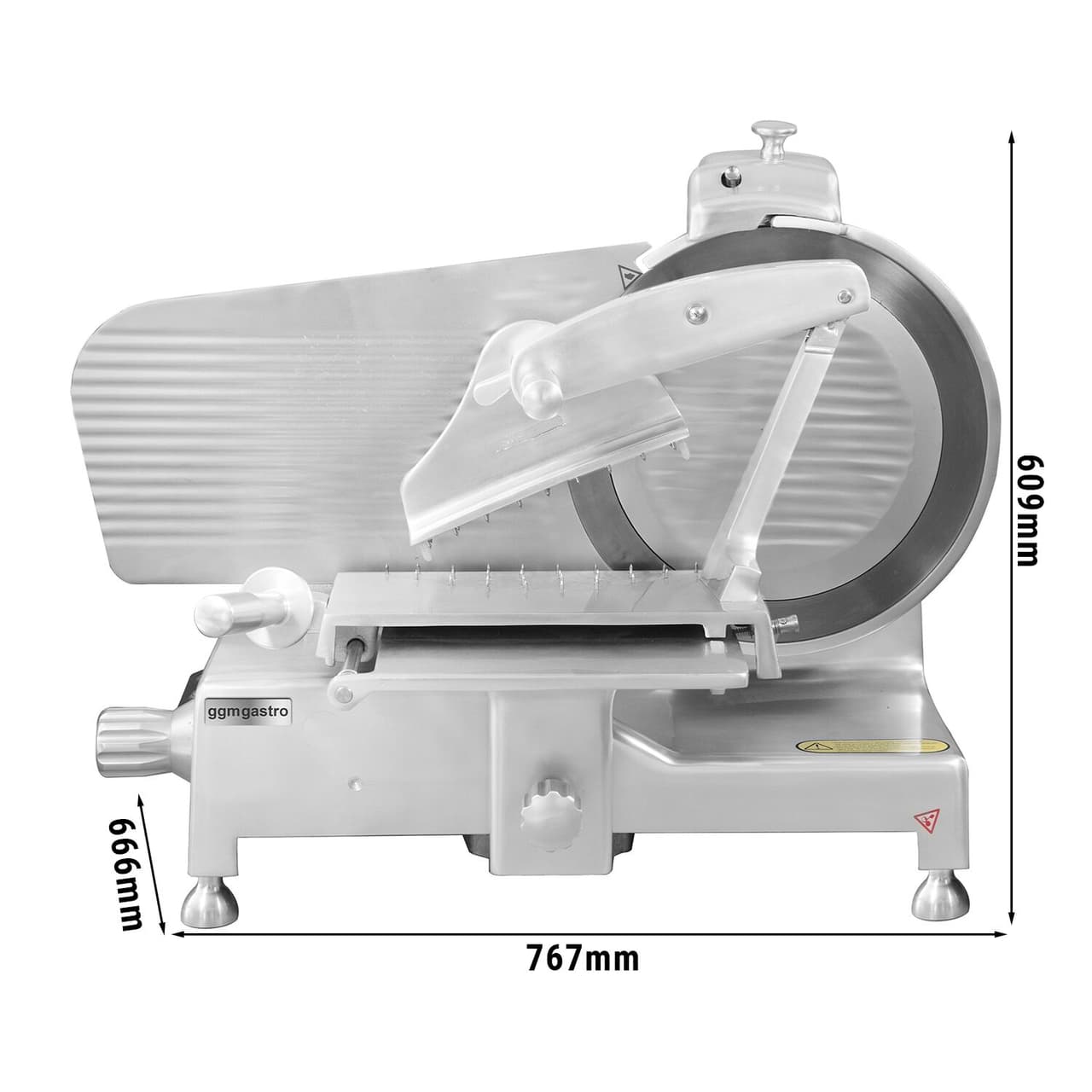 Aufschnittmaschine - 400 Watt - Messer: Ø 350mm