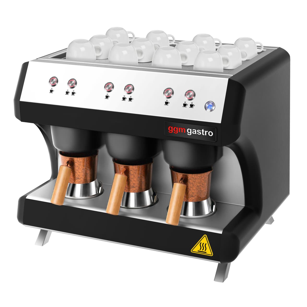 Türkische Kaffee- & Mokka Maschine TRIO - 2kW