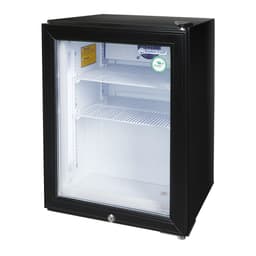 GASTRO-COOL | Minibar-Tiefkühlschrank - 51 Liter - mit 1 Glastür - Schwarz