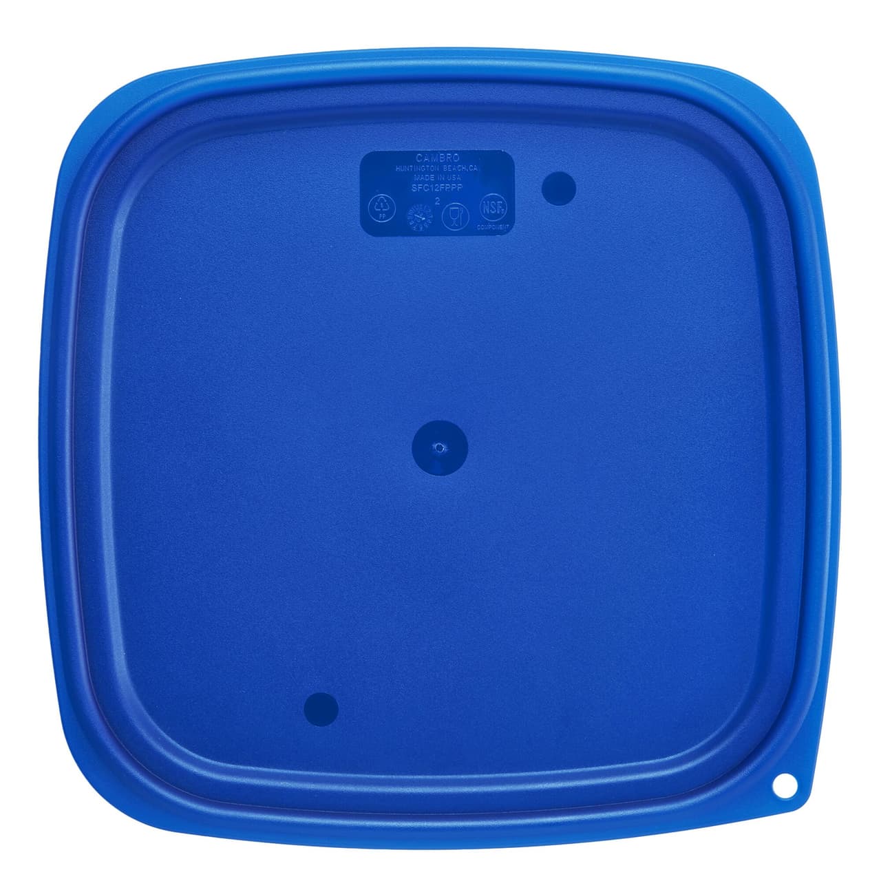 (6 Stück) CAMBRO | CAMSQUARES® -  Deckel für FreshPro - für 11,4 Liter, 17,2 Liter & 20,8 Liter - Blau