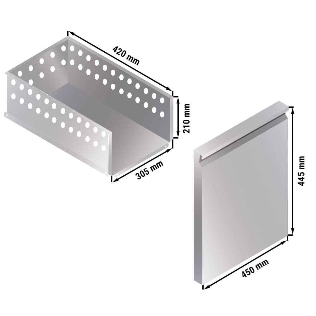 Bar- & Getränkekühltisch - 1600x600mm - 235 Liter - mit 3 Schubladen & Ablagen