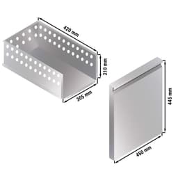 Bar- & Getränkekühltisch - 1600x600mm - 235 Liter - mit 3 Schubladen & Ablagen