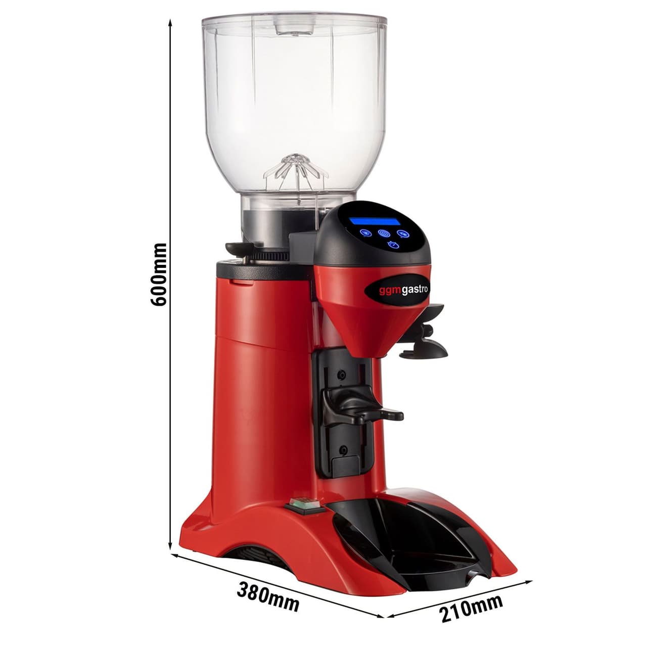 Kaffeemühle - Rot - 2kg - 356 Watt - 77dB