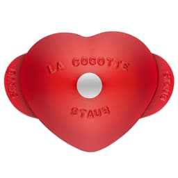 STAUB | LA COCOTTE - Cocotte - Herzform - 200mm - Gusseisen - Kirsch-Rot