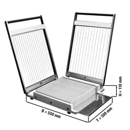 Pralinenschneider - doppelt - inkl. 3 Rahmen