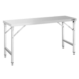 Edelstahl Arbeitstisch - klappbar - 1600x600mm