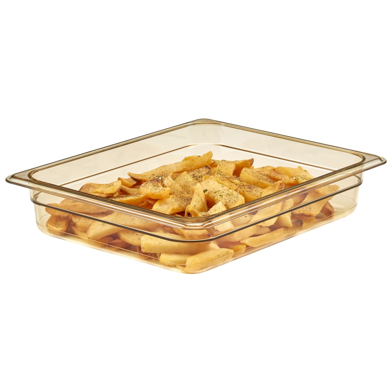 (6 Stück) CAMBRO | H-PAN™ -  Hitzebeständige GN 1/2 Behälter - Bernstein - Tiefe: 65mm