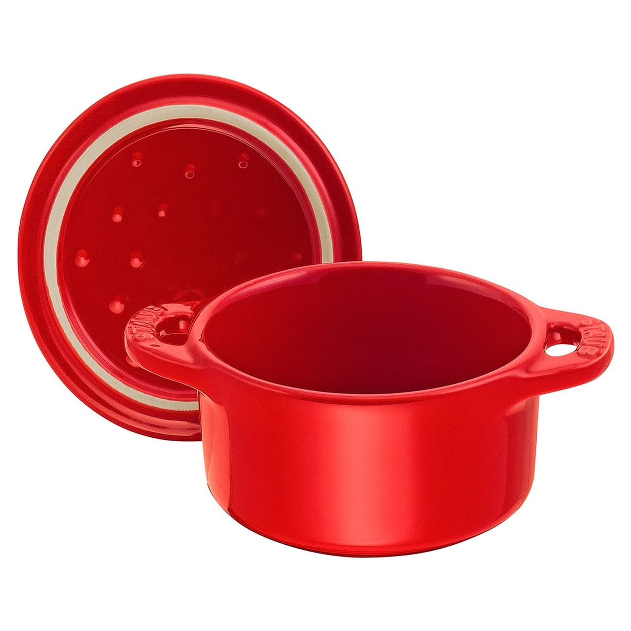 STAUB | CERAMIQUE - Mini Cocotte - Ø 100mm - rund - Keramik - Kirsch-Rot