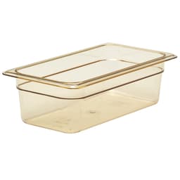 (6 Stück) CAMBRO | H-PAN™ -  Hitzebeständige GN 1/3 Behälter - Bernstein - Tiefe: 100mm