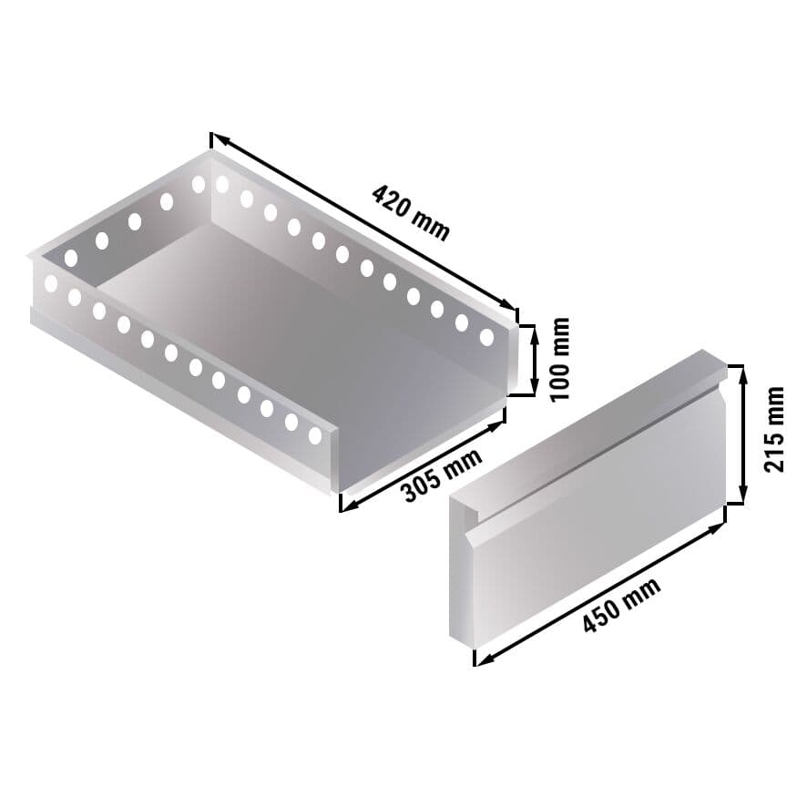 Bar- & Getränkekühltisch - 1600x600mm - 235 Liter - mit 6 Schubladen & Ablagen