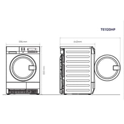 ELECTROLUX | myPRO TE1120HP - Smartprofessioneller Wäschetrockner - 8kg - Wärmepumpe