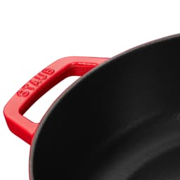 STAUB | BRAISERS - Bräter mit Chistera Drop-Structure - 280mm - Gusseisen - Kirsch-Rot