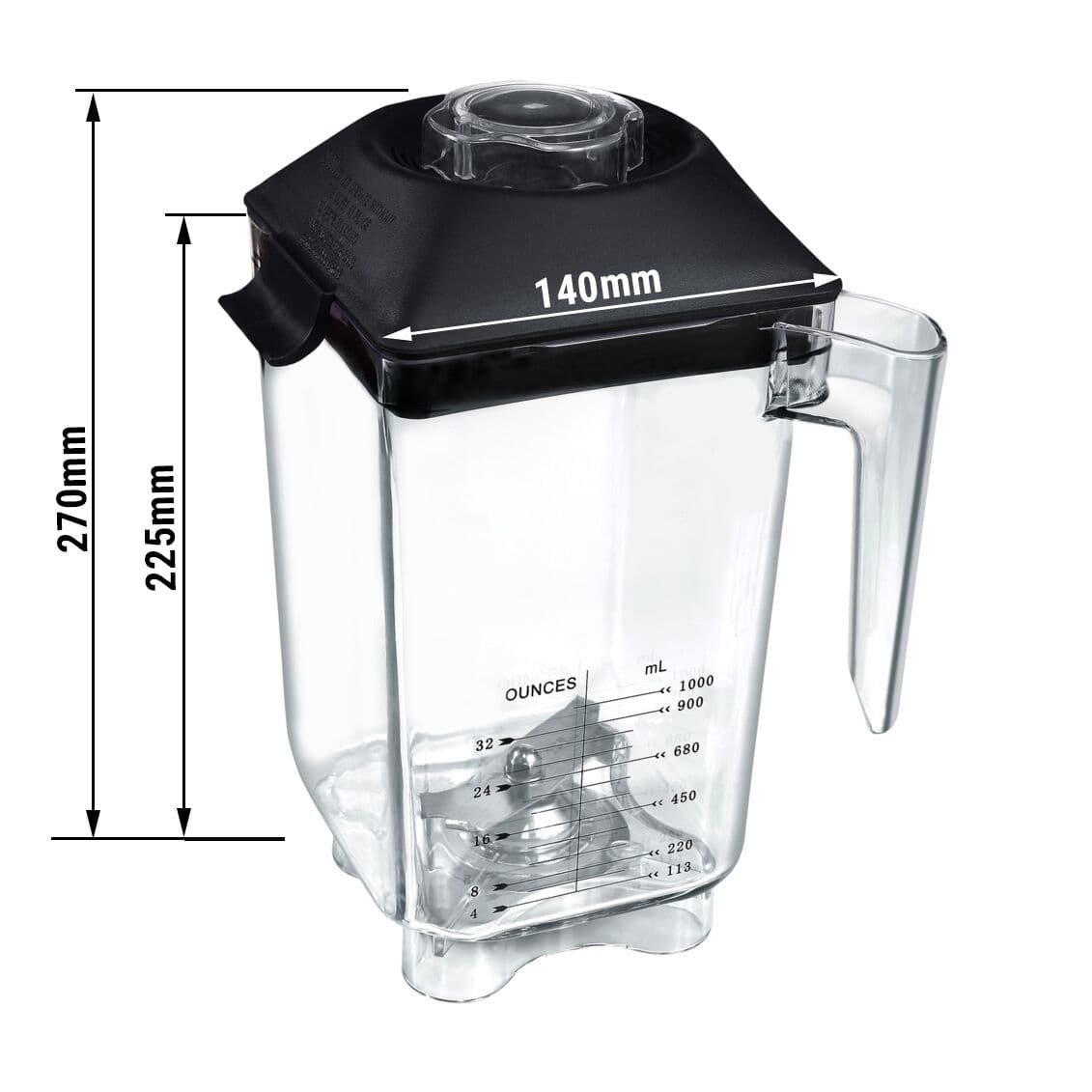 Barmixer - 2 Liter - 1500 Watt - geräuscharm