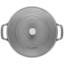 STAUB | BRAISERS - Bräter mit Chistera Drop-Structure - 280mm - Gusseisen - Graphit-Grau