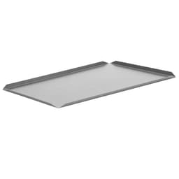 (5 Stück) Konditorei- & Präsentationsplatte aus Aluminium - 700x150x10mm - Silber