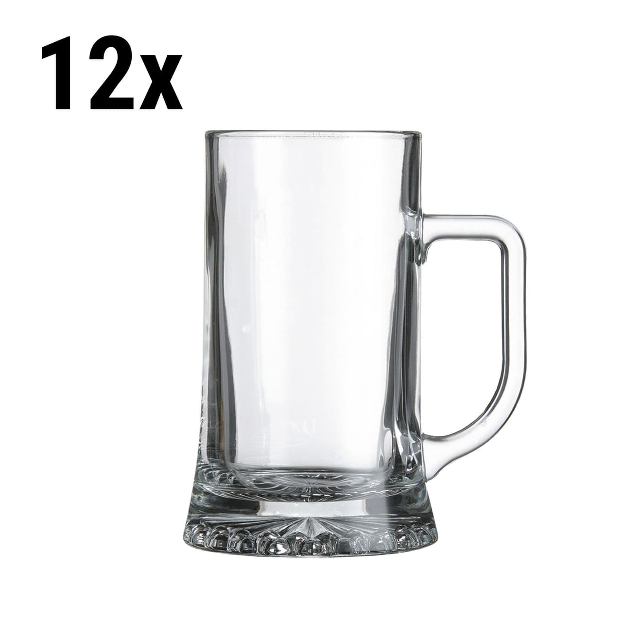 (12 Stück) Bierkrug - BEER SPECIALS - 520 ml - Transparent