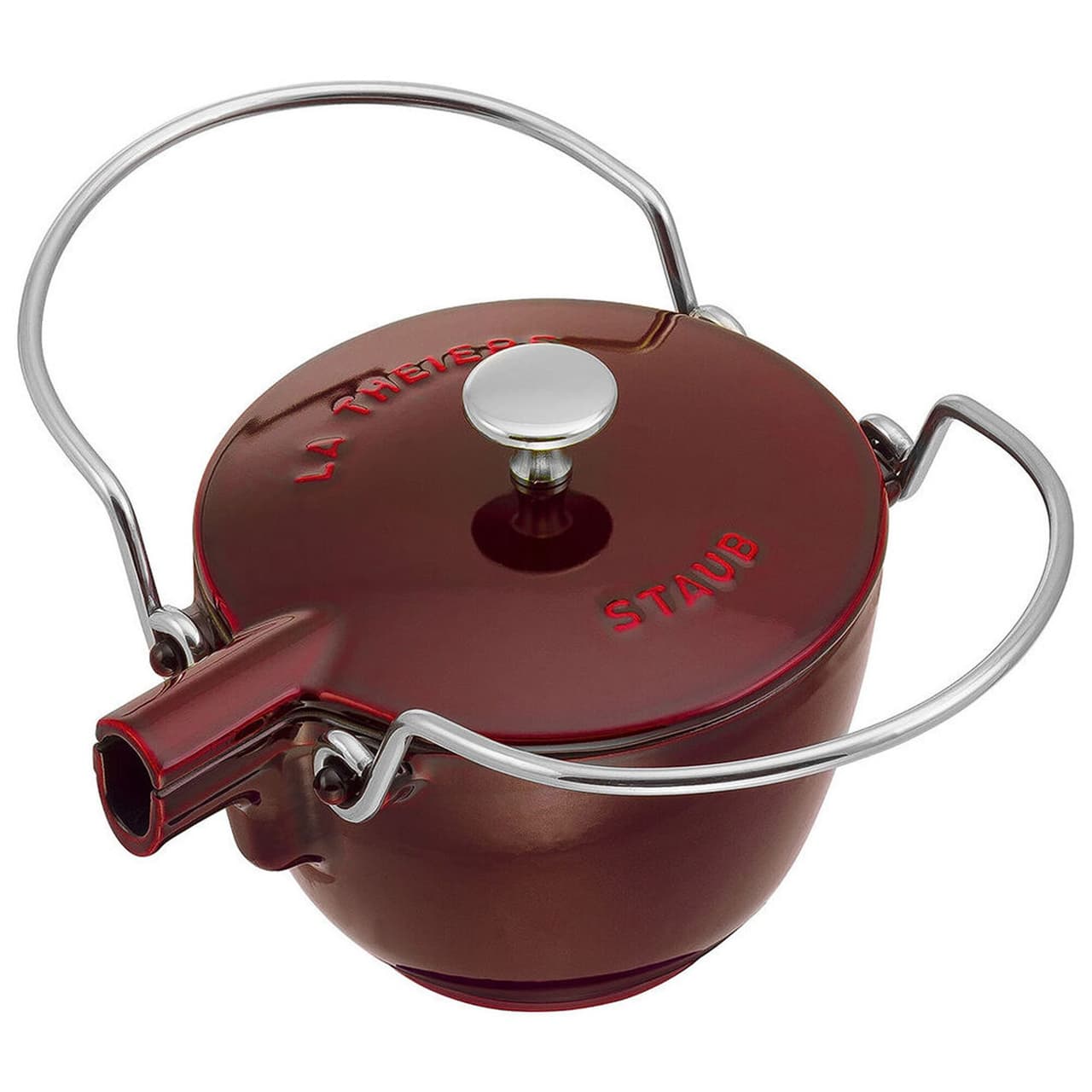 STAUB | SPECIALITIES - Teekanne - 1,1 Liter - Gusseisen - Grenadine-Rot