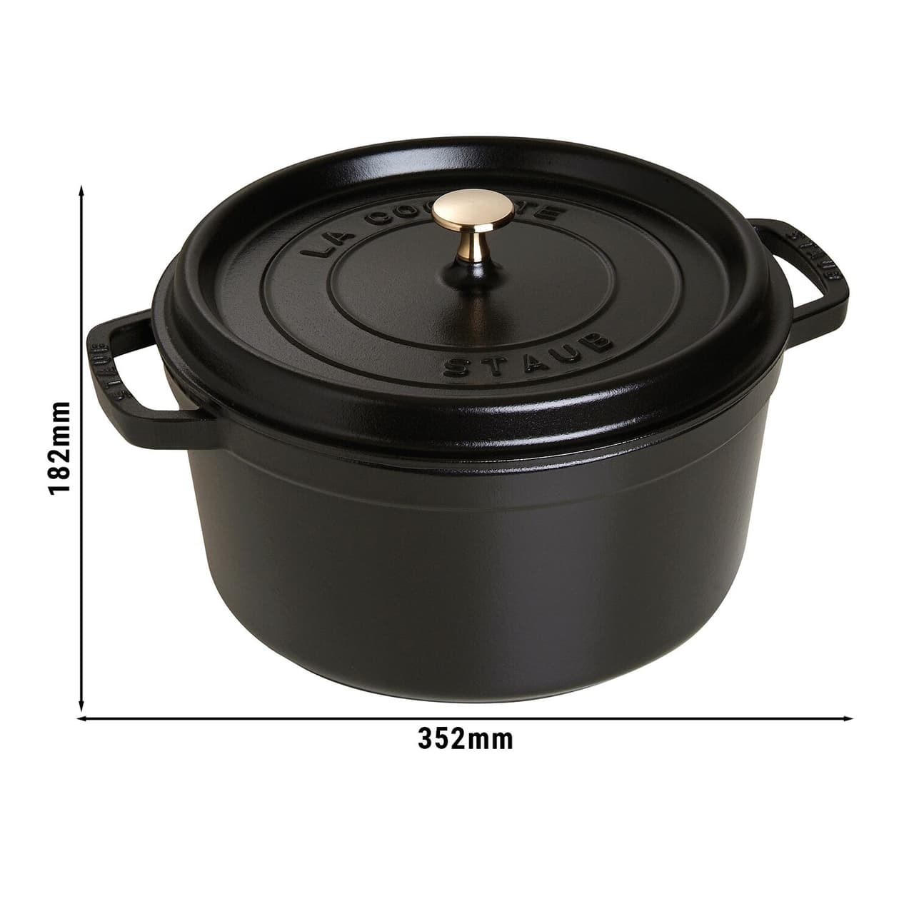 STAUB | LA COCOTTE - Cocotte - Ø 280mm - Gusseisen - Schwarz