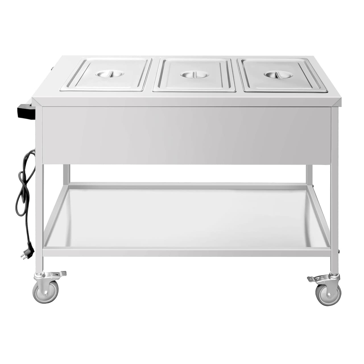 Bain-Marie Thermowagen - 3x GN 1/1 - Beckentemperatur getrennt regelbar