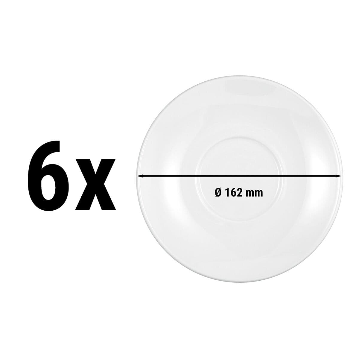 (6 Stück) SELTMANN WEIDEN | Untertasse - 162mm