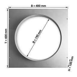 Ansaugstutze - Ø 190 mm