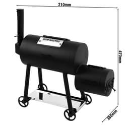 Mini Smoker  - 210x380mm - Schwarz