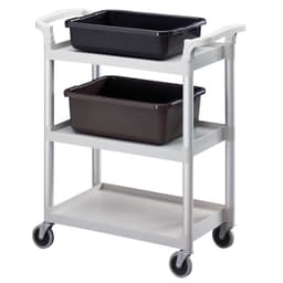 CAMBRO | Polypropylen Servierwagen - 835x410mm - mit 3 Etagen - Grau-gesprenkelt