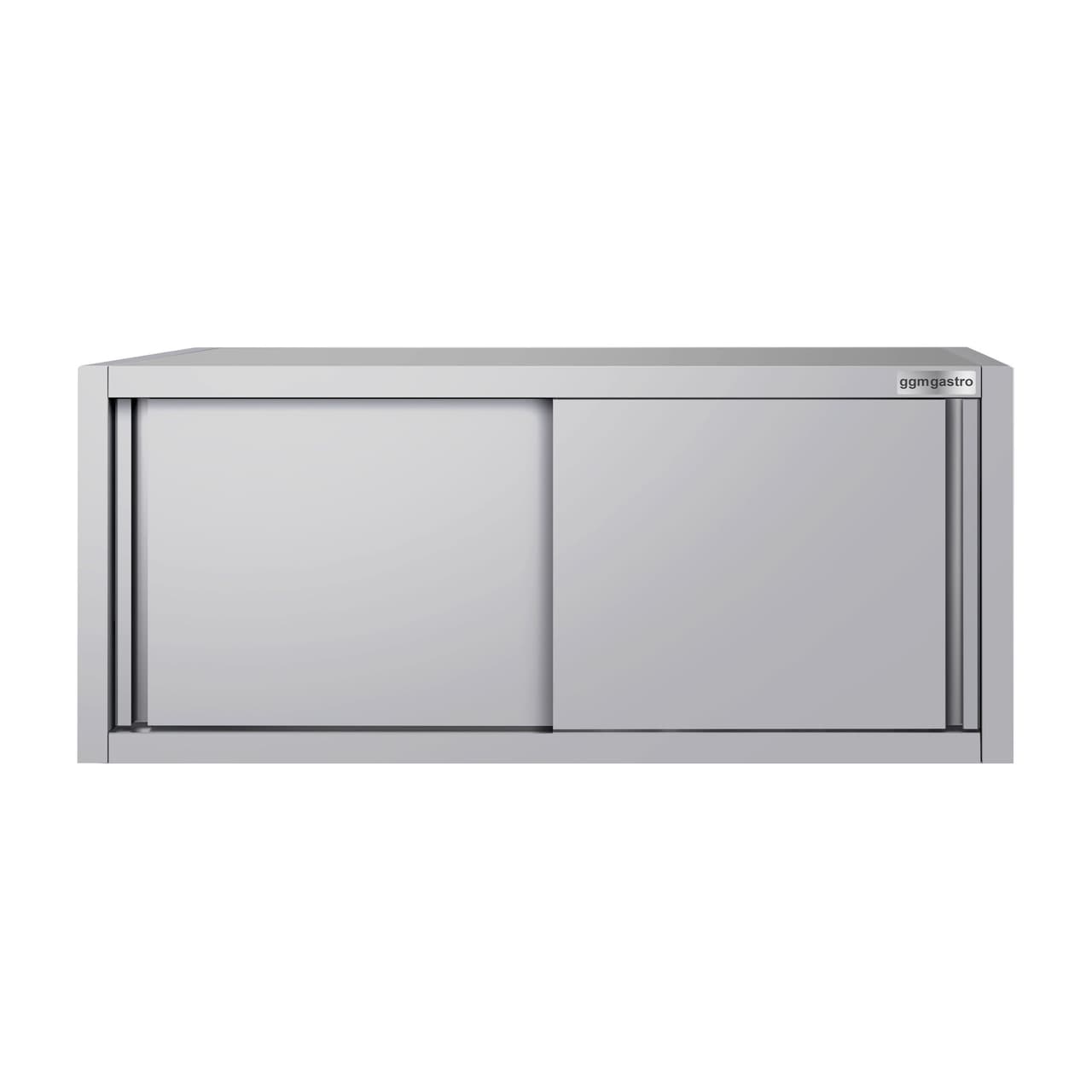 Edelstahl Wandhängeschrank ECO - 1400x400mm - mit Schiebetür - 650mm hoch