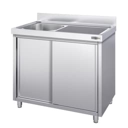 Spülschrank PREMIUM - 1200x700mm - mit 1 Becken links